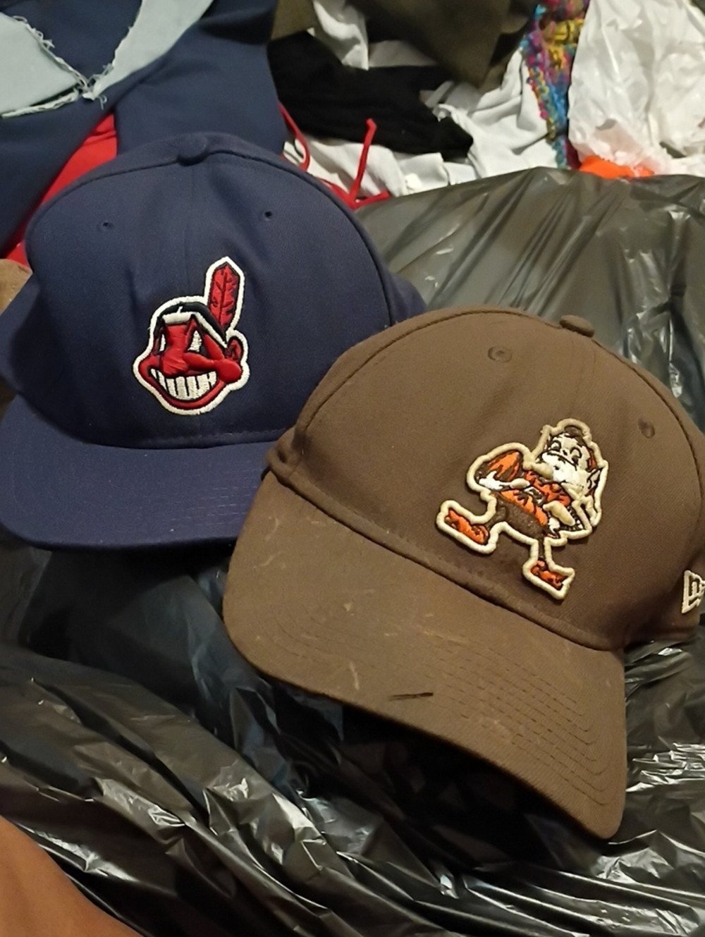 VintageAdult Indians And Browns Cap